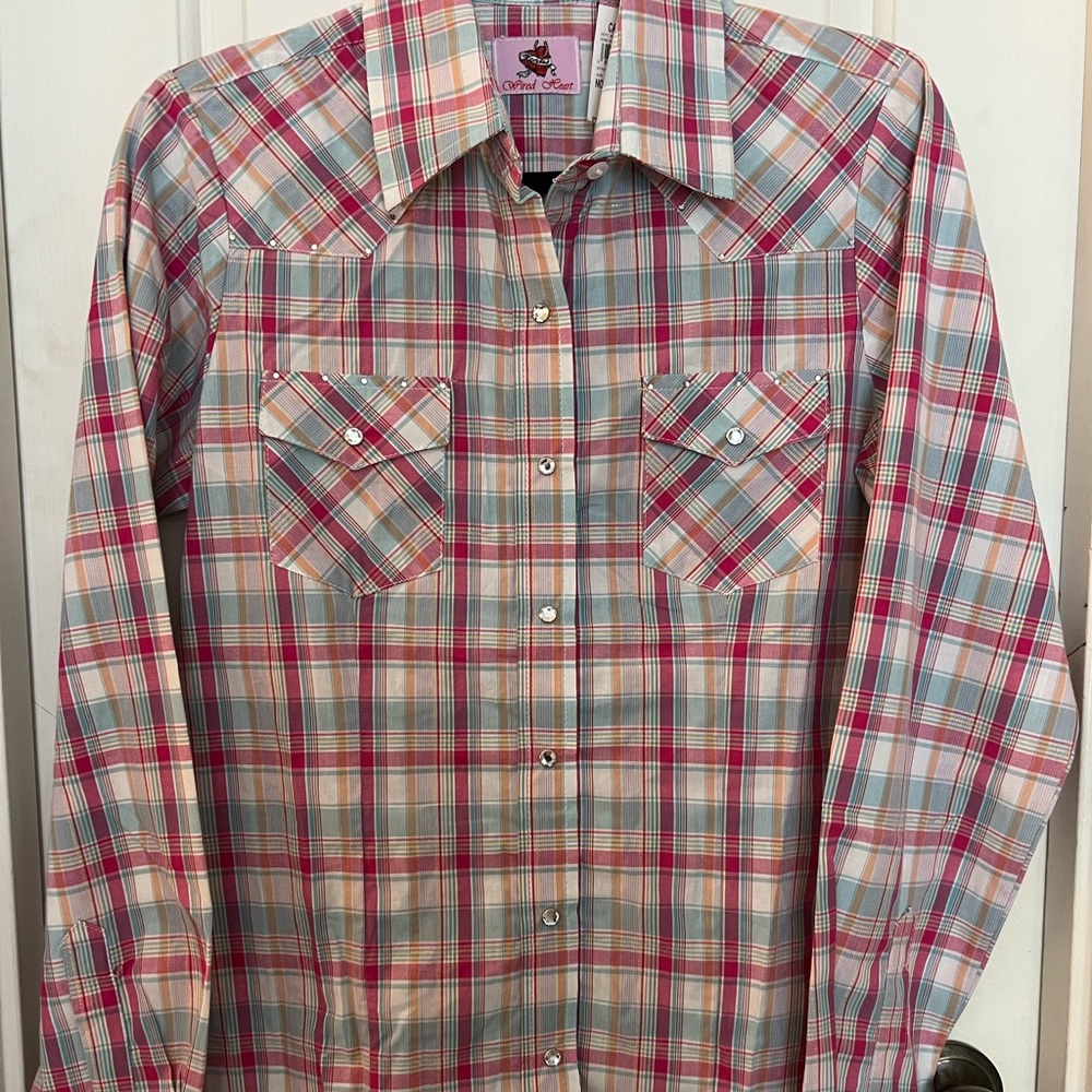 Wild Heart button down western shirt